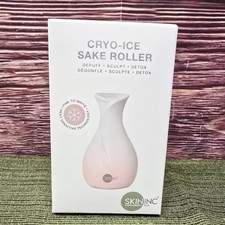 SkinInc Sculpting Depuffing CRYO-ICE SAKE ROLLER Pink to White - Sealed New