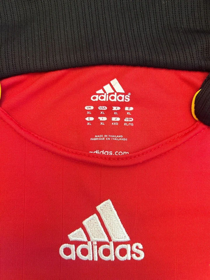 Camisa 2006 Alemanha Ballack #13 vermelha Adidas XL Copa do Mundo FIFA - Imagem 4 de 4