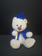Hug fun White Plush Stuffed Animal Bear 8  graduations congratulations