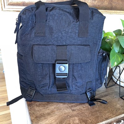 Tommy Bahama Convertible Black Backpack Laptop Bag Multiple Pocket Padded