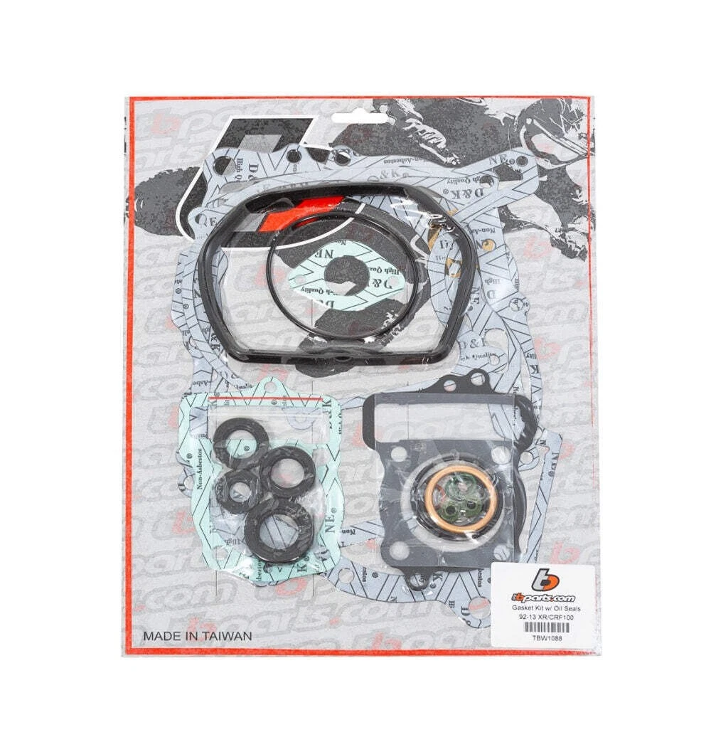 Honda XR100 CRF100 Complete Gasket Set W/Oil seals