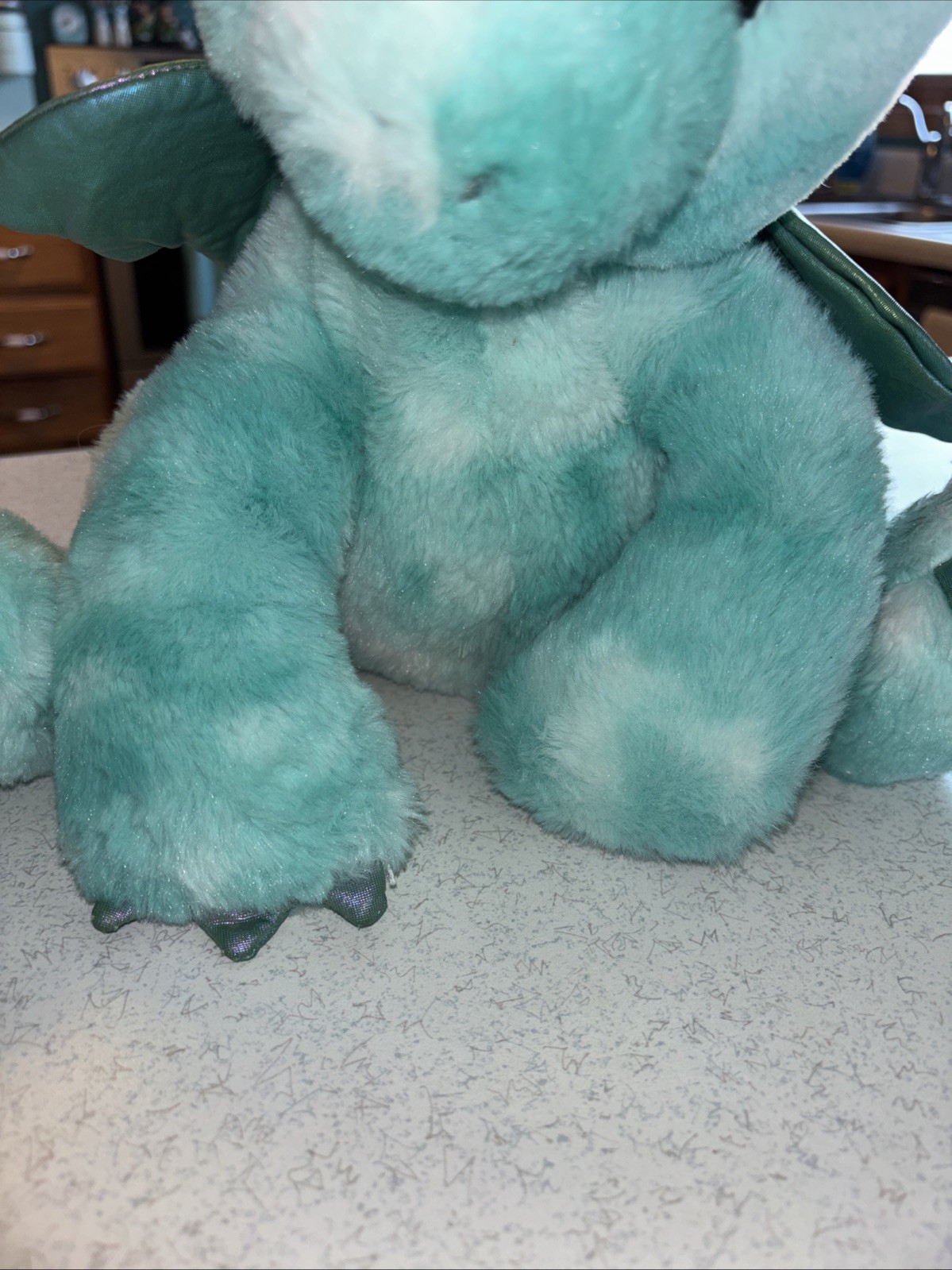 FAO Swartz DRAGON Glow Brights Plush LED Lights with Sound 12” in Plush Cute!