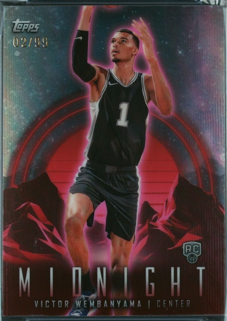 2023-24 Topps Midnight - Victor Wembanyama #50 Twilight /99 (RC 