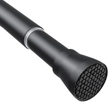 Tension Curtain Rod Black Tension Rod 28 To 48 Inch Spring Curtain Rods Non S...