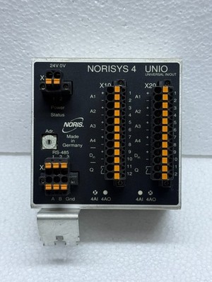 NORIS PART NO: 9460007 NORISYS 4 UNIO-4AI4A0 UNIVERSAL IN/OUT EXTENSION UNIT