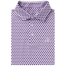    TREND  Rhoback Kansas State Wildcats Polo Men's White Gameday Shirt Athletic
