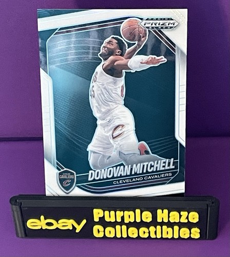 24-25 Panini Prizm Black Donovan Mitchell #49 White Prizm /175 Cavaliers