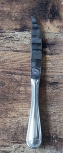 Steak Knife 1 Gourmet Basics By Mikasa Beaded Edge 9 1/4" Replacement Knife