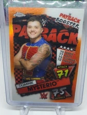 DOMINIK MYSTERIO 2021 Topps Chrome WWE Slam Attax Payback Booster ORANGE #/25
