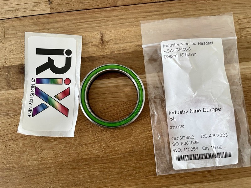 Industry Nine Irix Lower Headset IS52 mm 1.5 Enduro Bearing Hope Chris king