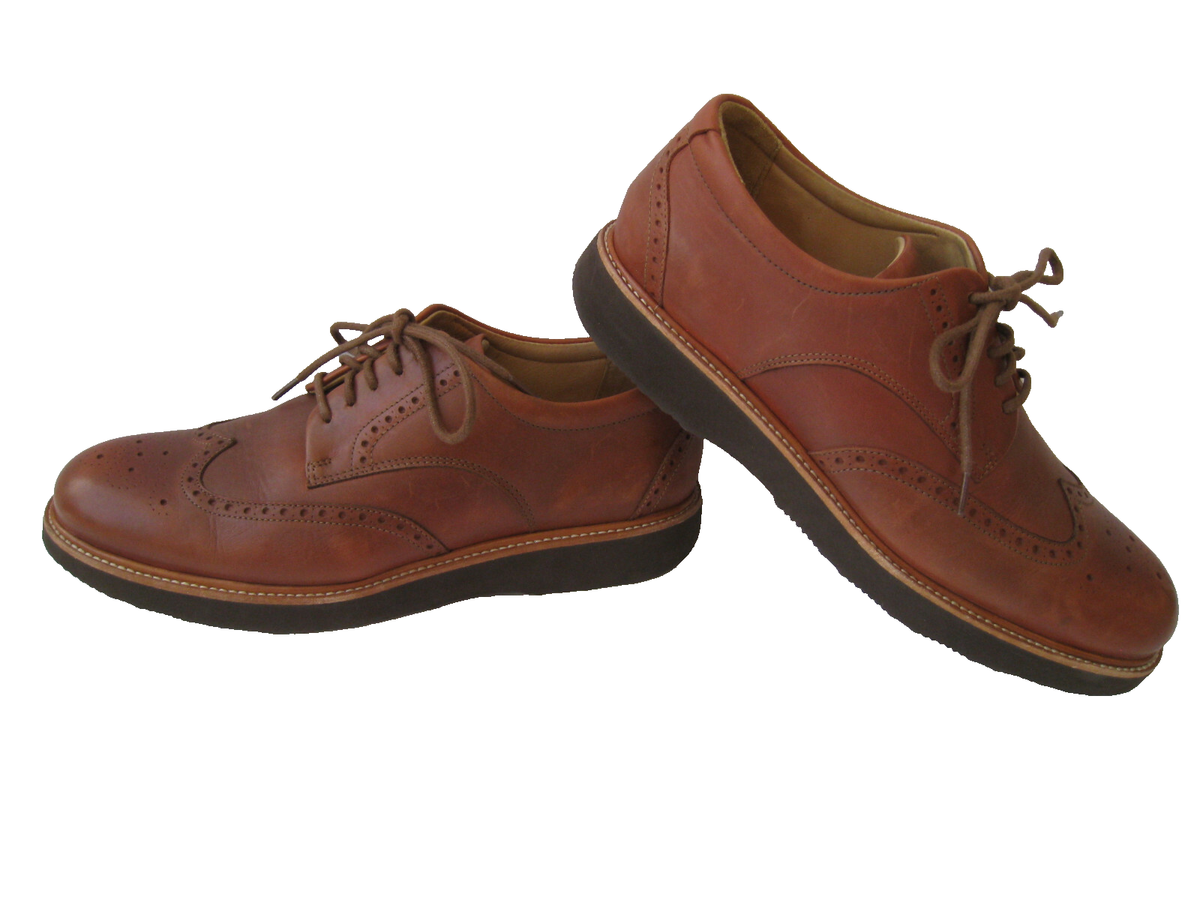SAMUEL HUBBARD TIPPING POINT WHISKEY LEATHER WINGTIP OXFORD  display picture 1
