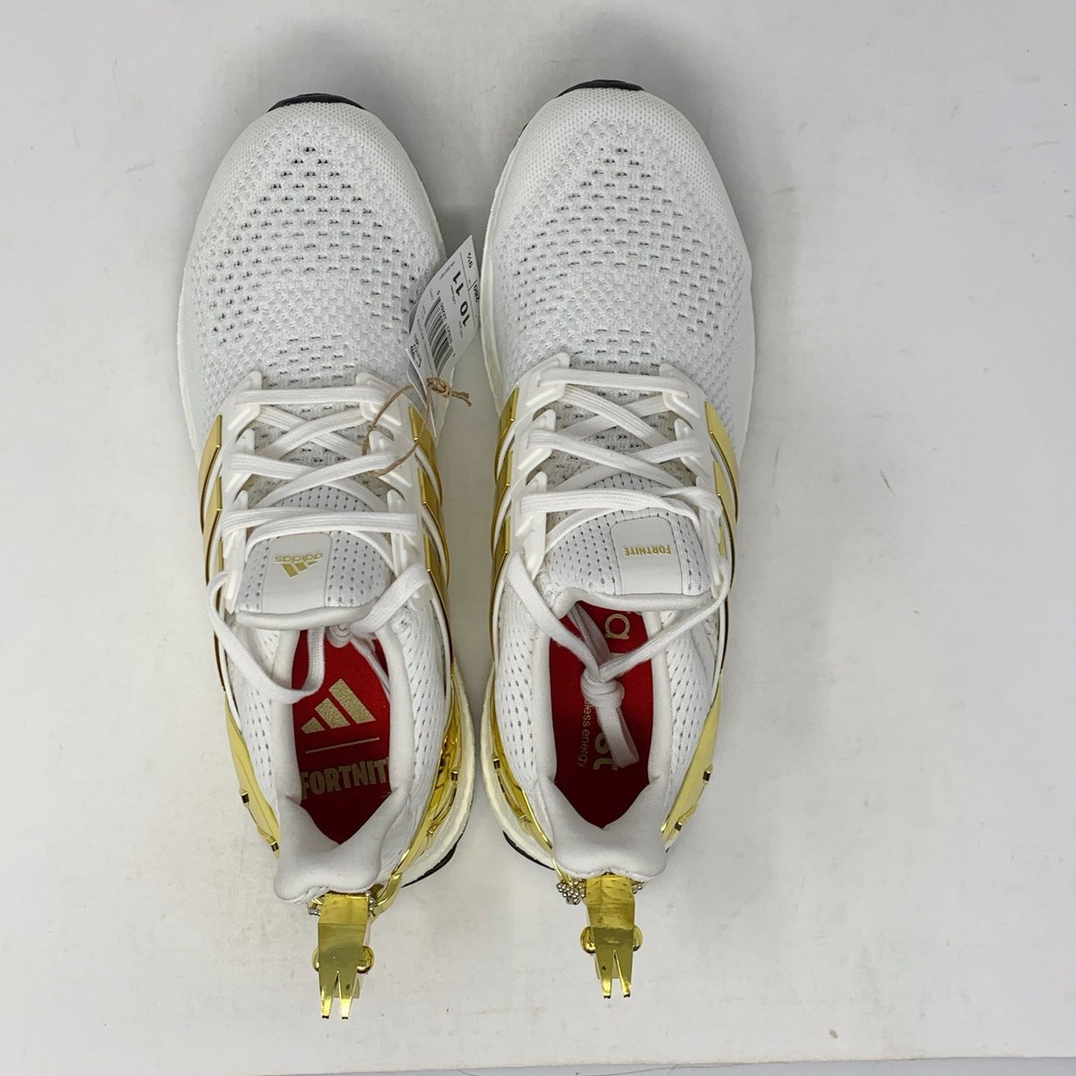 Adidas FORTNITE Men\'s White and Gold Athletic Shoes Shoes - Ultraboost 1.0 Fortnite Shoes - White | adidas Oman main image 2