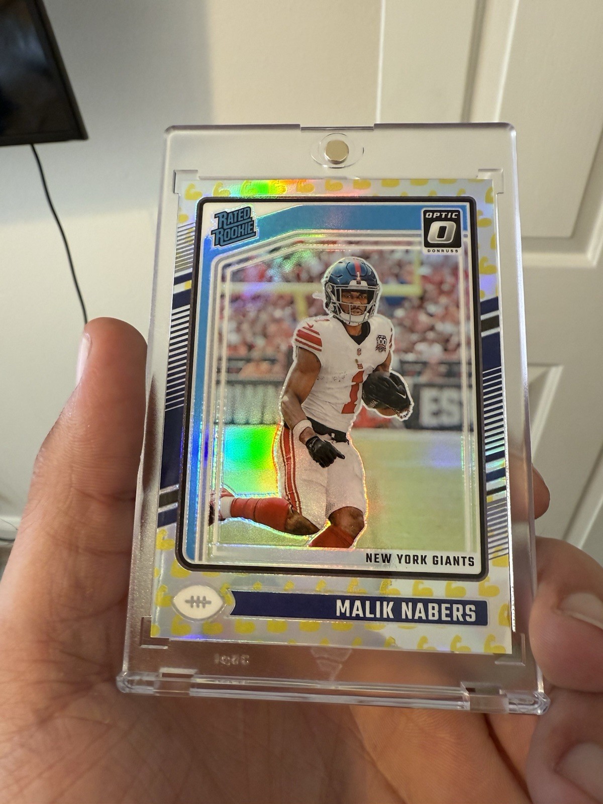 2024 Panini Donruss Optic - Rated Rookie Malik Nabers #271 Flex Prizm /149 (RC)