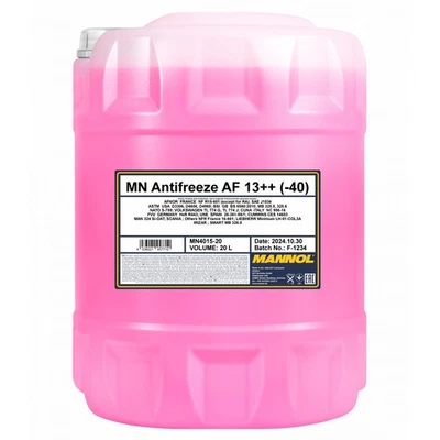 MANNOL AF13++ -40°C AntifreezeKühlerfrostschutz Ready-Mix TL-774 G/J, 20 Liter - Bild 1 von 2