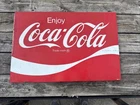 Coca-Cola Vintage Metal Advertising Sign 36”x24”