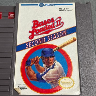 Jaleco Bases Loaded II Second Season Nintendo NES NES-L2-USA Baseball Game