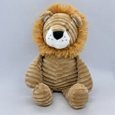 Carter's 2021 Lion Plush Tan Brown Ribbed Corduroy 10" Stuffed Baby Toy Lovey