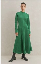 ME+EM PERFECT SIMPLICITY VELOUR MAXI DRESS SIZE UK 10