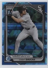 2024 Bowman Chrome Draft Sapphire Edition Casey Saucke II #BDC-33 0lj0