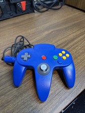 Official Nintendo 64 Controller AUTHENTIC OEM N64 Remote Original NUS-005 BLUE
