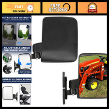 Universal Magnetic Side Mirrors for Tractors - 2.7" Adjustable, 114LB Heavy Duty