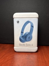 Beats Solo 4 Wireless Bluetooth On Ear Headphones Slate Blue NEW Sealed 1920 