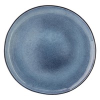 Speiseteller, Essteller Sandrine Blau D. 28,5Cm Keramik Bloomingville