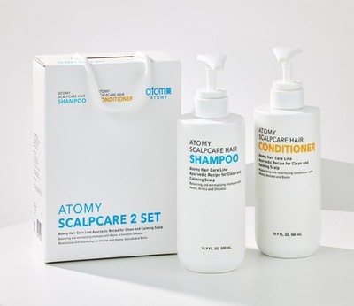 Atomy Scalpcare Set Hair Loss Care Scalp Therapy Shampoo Conditioner 500ml x 2