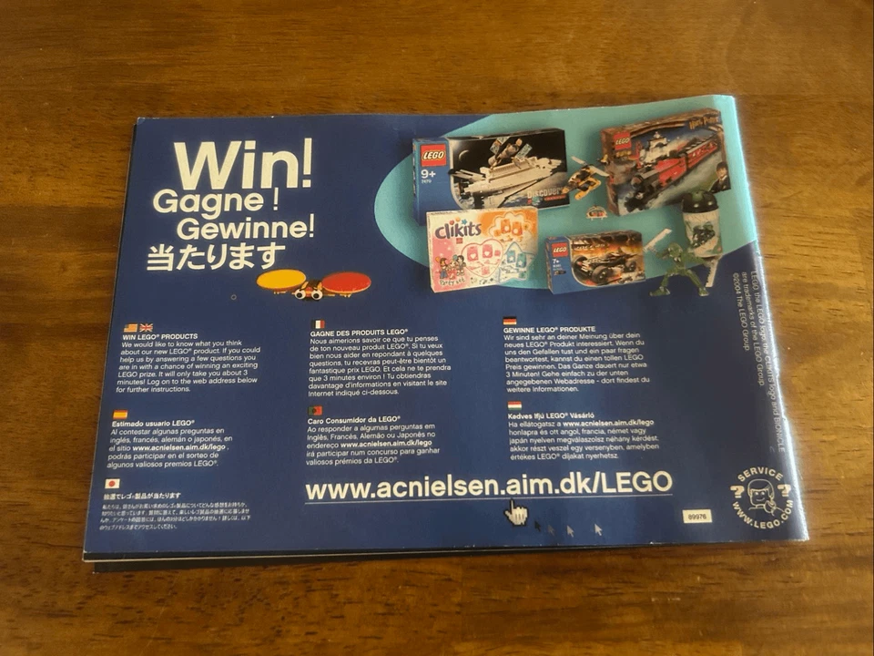 Lego Alpha Team Mission Deep Freeze Ice Blade #4743 Instruction MANUAL ONLY (602 - Image 2 of 4