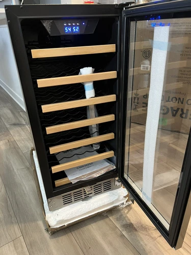 EdgeStar CWR302SZ 15"W 25 Bottle Built-In Single Zone Wine Cooler - Stainless - Picture 3 of 12