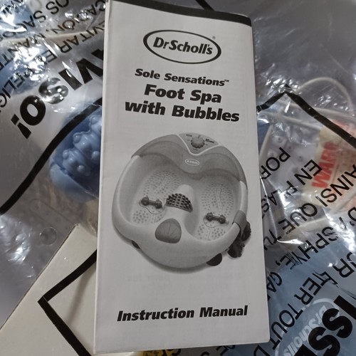 Dr Scholls Sole Sensations Heated Foot Spa W/ Bubbles DR6624 Massage w/Heated - Picture 8 of 8