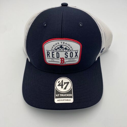 Boston Red Sox '47 2022 Spring Training Panorama Trucker Snapback - Navy/White