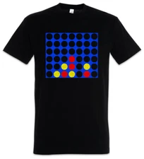 Connect Four Board T-Shirt Game Gamer Retro Geek Nerd Four in a Row