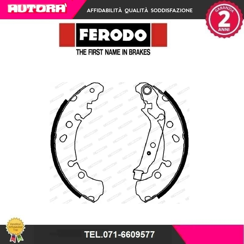 FSB4037 Kit ganasce freno post (MARCA-FERODO)