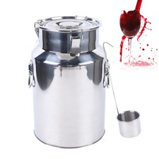 Edelstahl Milchkanne aus rostfrei Milchkrug Milch Milchbeh?lter Transportkanne