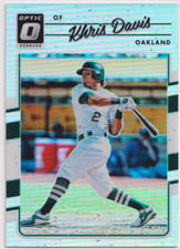 2017 Donruss Optic Prizm #124 Khris Davis Oakland Athletics