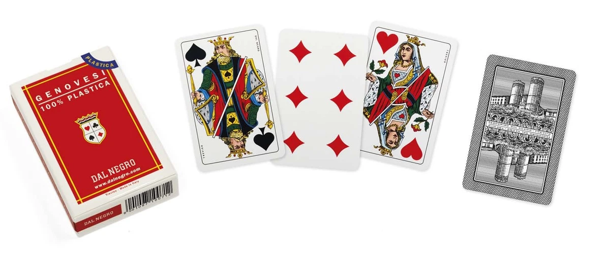 Jeu De Cartes Vintage Dal Negro Trévise – Fabriqué En Italie – Poker