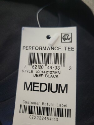 Dプライス Ideology Performance Long Sleeve Tshirt. Size Medium. New With