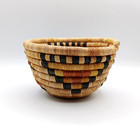 Hopi Basket Kachina Mudhead Clouds Coiled Overstitch Polychrome Second Mesa 7" W — photo 3