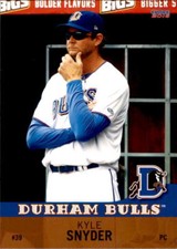 2016 Durham Bulls Choice #28 Kyle Snyder Houston Texas TX Baseball Card