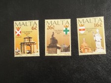 MALTA STAMPS 1997 - MALTESE CITIES - SET OF THREE - MINT NEVER HINGED 