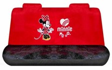 Disney Minnie Mouse Rear Seat Cover For Suvs Pick Ups Larger Vehicles