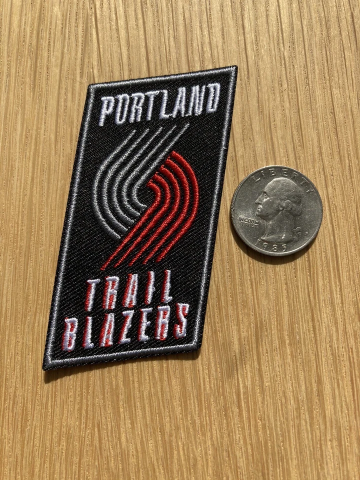 Parche bordado de hierro Portland Trail Blazers ideal para chaquetas y sombreros NBA Foto 2 de 3