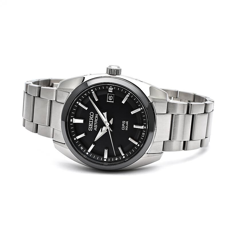 Pre-owned Seiko Astron Sbxd005 3x Series Gps Satellite Radio Solar Watch Black Ssj005j1
