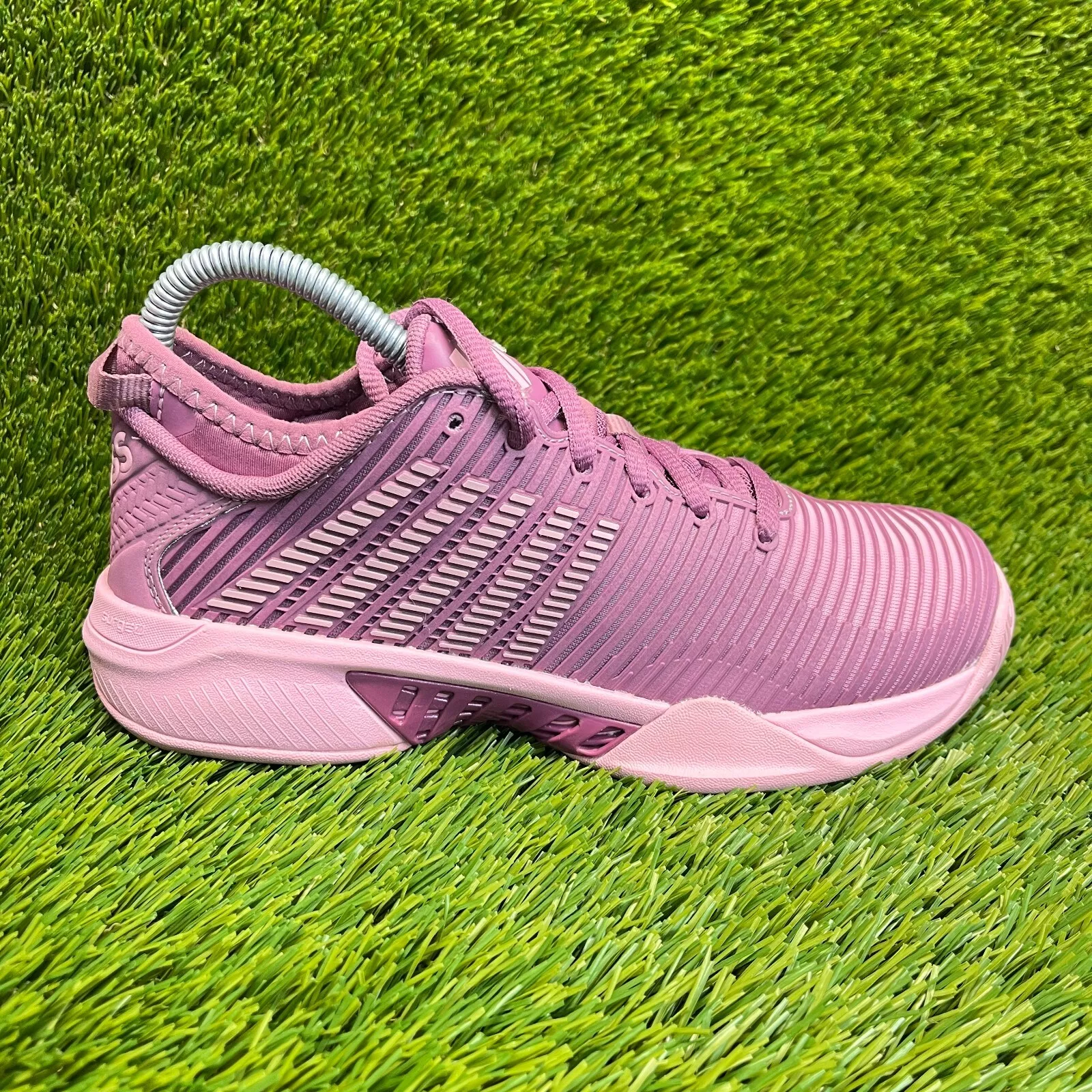 Baskets de tennis de course violettes K Swiss Hypercourt Supreme pour femme pointure 6