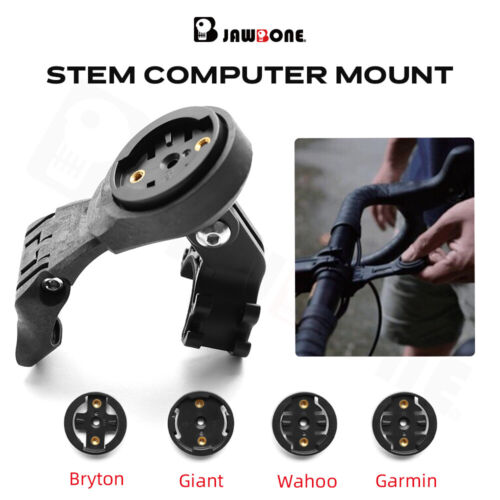 Soporte de computadora para manillar de bicicleta para Garmin Wahoo Giant GoPro con montaje de luz - Imagen 2 de 12