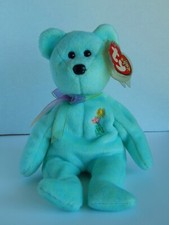TY Beanie Babies Baby 2000 ARIEL Memory Memorial Teddy Bear 1981-1988 AIDS