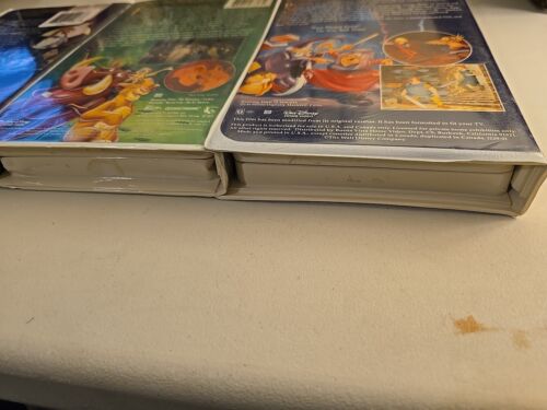 3 DISNEY'S MASTERPIECE LOT VHS THE LION KING THE RESCUERS THE SWORD IN THE STONE - Picture 11 of 19