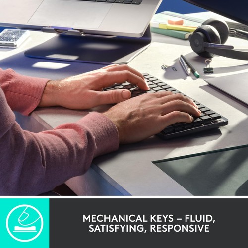 Logitech MX Mechanical Mini: Quiet tactile|backlit|wireles|USB-C|multi-OS - Picture 2 of 9