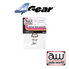 Auto World 4Gear Plate Screw 6 Pack : 1:64 / HO Scale Slot Car